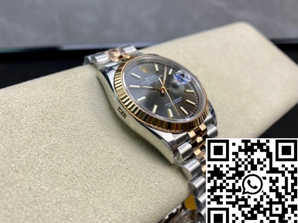 EW M126231-0013 Gold Rose Factory Rolex Datejust 0309